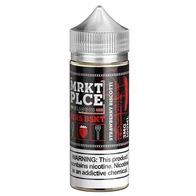 BKRS BSKT Strawberry Biscotti 100ml E-Juice | MRKTPLCE