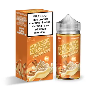 Pumpkin Spice 100ml E-Juice | Custard Monster