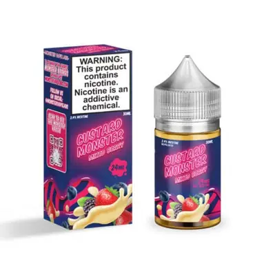 Mixed Berry Salt 30ml E-Juice | Custard Monster
