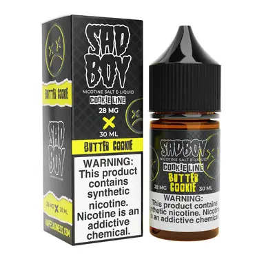 CookieLine Butter Cookie Synthetic Nicotine 30ml Salt E-Juice | SadBoy