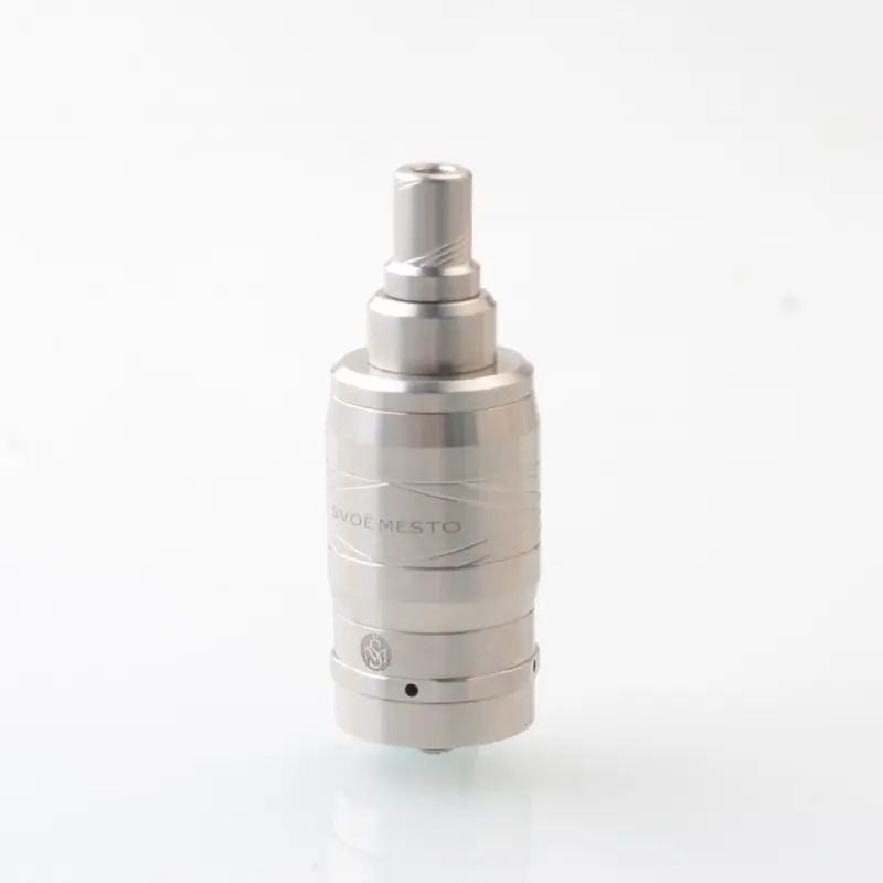 Kayfun V4 Plus Styled 510 RTA Rebuildable Tank Atomizer - Silver, PC+ Stainless Steel, 4.5mL