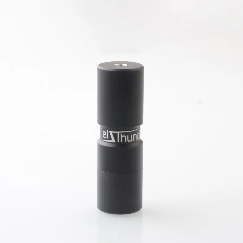 El Thunder Style Hybrid Mechanical Mod - Matte Black, Aircraft Aluminum, 1 x 18650