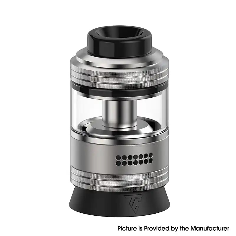 Authentic Thunder Cloud ThunderCloud x Coilturd AN Rebuildable Tank Atomizer RTA - Silver, 3.5ml / 4.5ml, 25mm Diameter