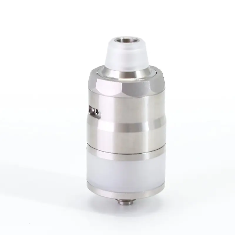 SXK AUCTANE Style RDTA Rebuildable Dripping Tank Atomizer - Silver, 3.5ml, 22mm Diameter