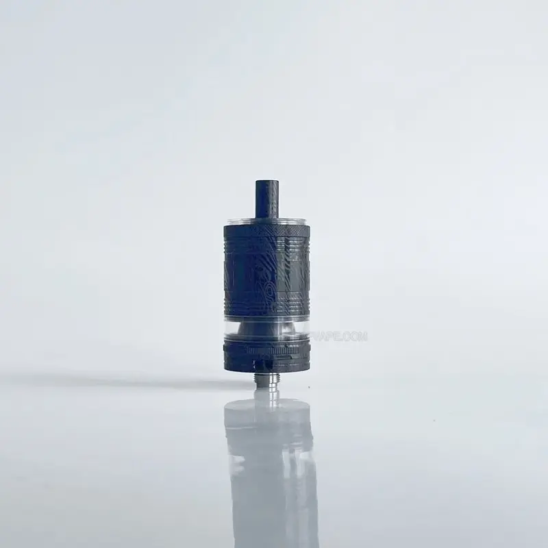 RekaVape Old School Ost R Dama Style MTL RTA Atomizer - Black, 316SS + PCTG, Air Pin 1.0, 1.2, 1.5, 1.8mm, 4.5ml, 22mm Diameter