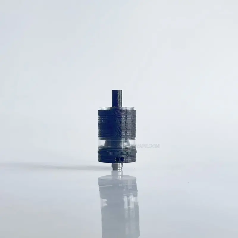 RekaVape Old School Ost R Dama Style MTL RTA Atomizer - Black, 316SS + PCTG, Air Pin 1.0, 1.2, 1.5, 1.8mm, 3.5ml, 22mm Diameter