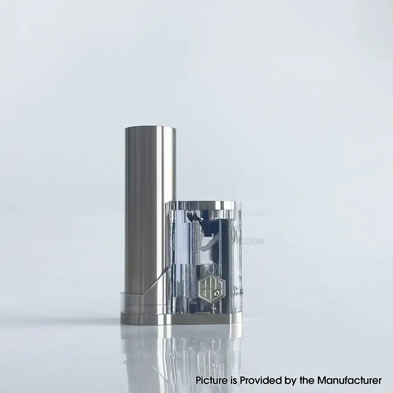 Rekavape 415 Stealth Rikimaru Style Ti DNA60C SBS Box Mod - Translucent, Titanium + PC, VW 1~60W, 1 x 18650, Evolv DNA60C Chip