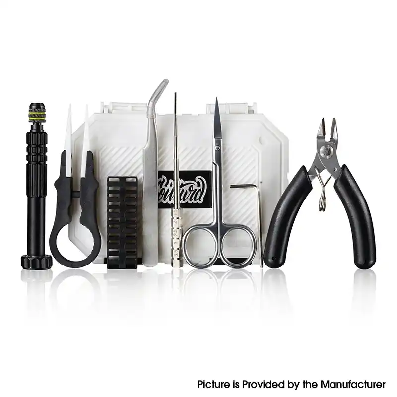 Authentic Thunder Cloud Coilturd Pro Tool Kit - Screwdriver, Scissors, Tweezers, Cutters, Coil Jig, Coil Leg Trim Tool