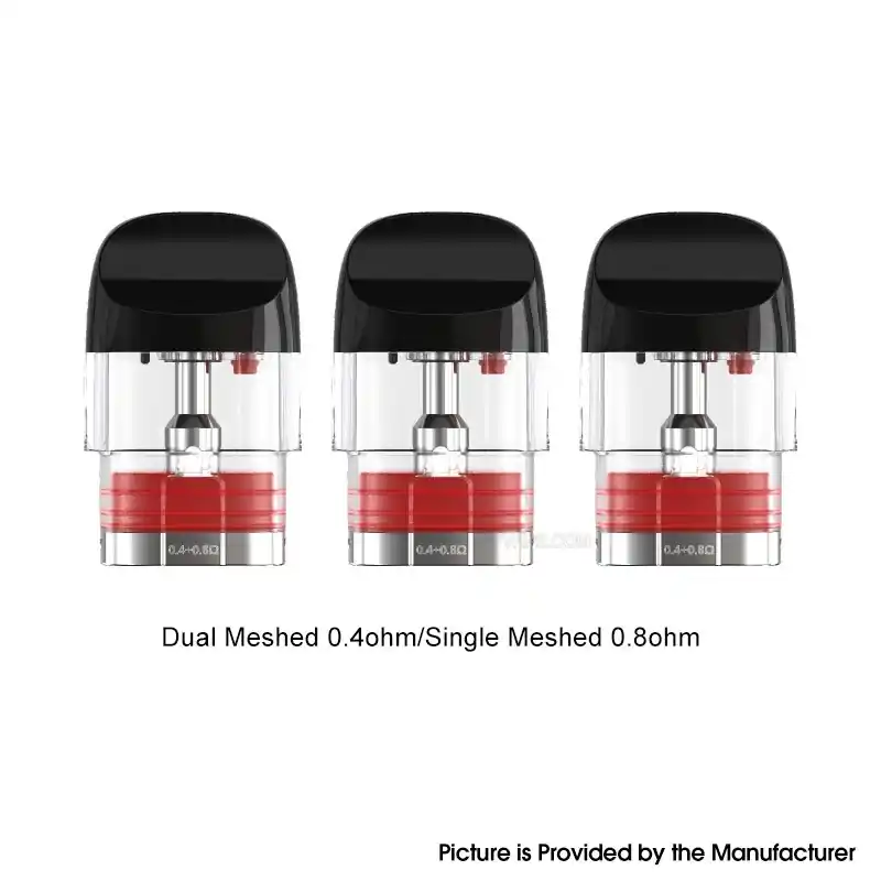 [Ships from Bonded Warehouse] Authentic SMOK Novo 5 Series Pod Cartridge - Dual Meshed 0.4ohm / Single Meshed 0.8ohm (3 PCS)