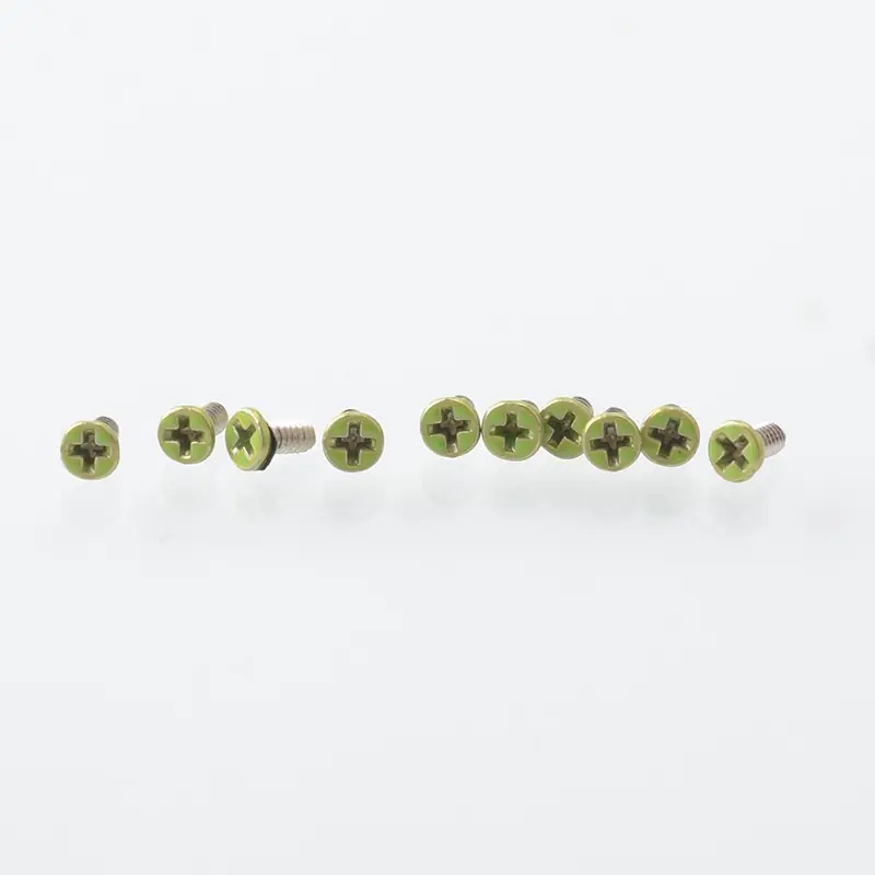 Authentic MK MODS Replacement Screws for VandyVape Pulse AIO V2 Mod Kit - Fluo Green, (10 PCS)