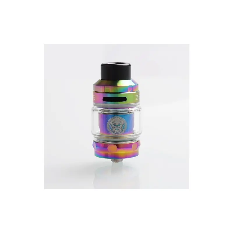 [Ships from Bonded Warehouse] Authentic GeekVape Zeus Sub Ohm Tank Atomizer - Rainbow, SS + Glass, 2ml / 5ml, 26mm Diameter