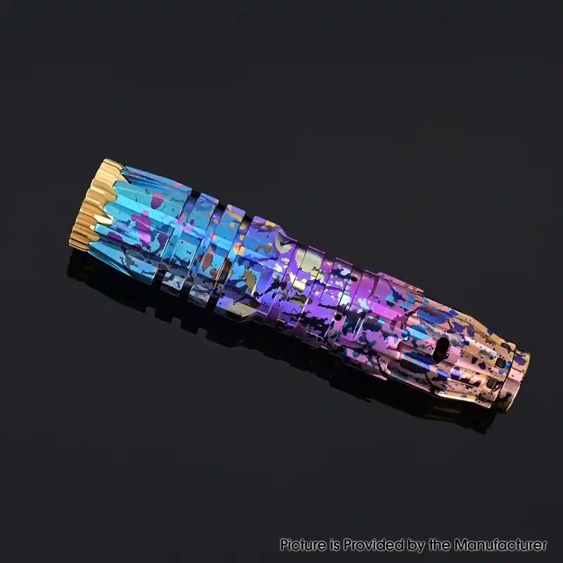 Comp Lyfe Comply Predator Style Mechanical Mech Mod - Anodic Oxidation B, Titanium Alloy, 1 x 18650