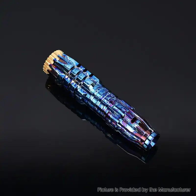Comp Lyfe Comply Predator Style Mechanical Mech Mod - Blue, Titanium Alloy, 1 x 18650