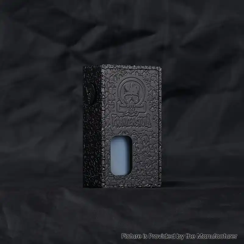 FrankenSkull Style Squonk BF Mechanical Box Mod with 6ml Bottle - Black Hellion Basic, Aluminum Alloy, 1 x 18650