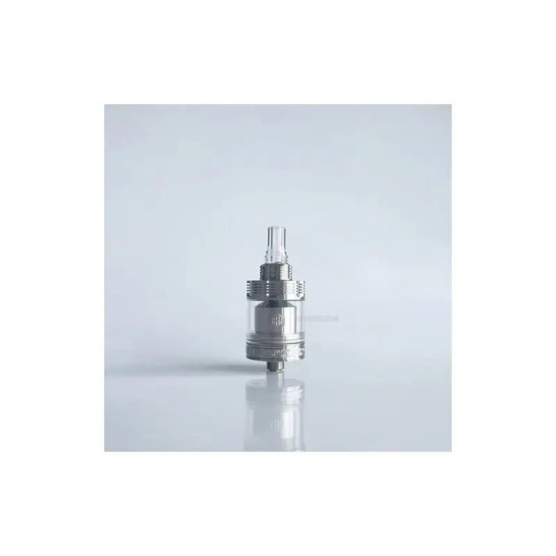 RekaVape Four One Five 415V2 415 V2 Style Short MTL RTA Atomizer - Silver, 316SS + PC, 22mm, Diameter