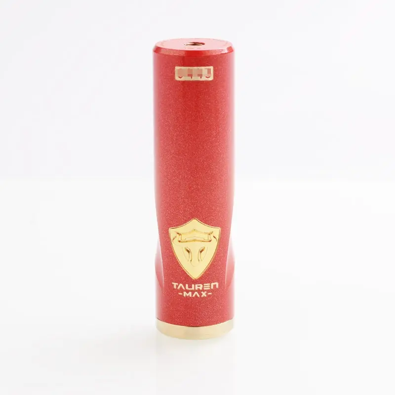 Authentic ThunderHead Creations Tauren Max Hybrid Mechanical Tube Mod - Brass Red, 1 x 18650 / 20700 / 21700