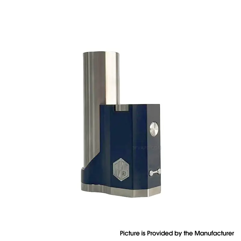Rekavape 415 Stealth Rikimaru Style Ti DNA60C SBS Box Mod - Black, Titanium + PC, VW 1~60W, 1 x 18650, Evolv DNA60C Chipset