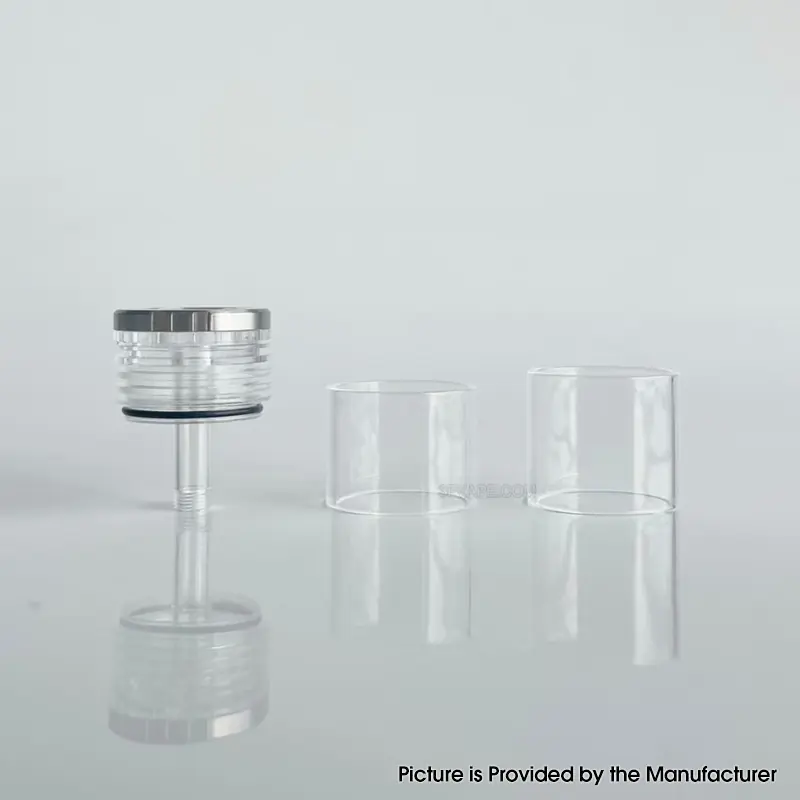Rekavape Replacement Long Top Full Tank Tube Se for Kuma / Vico Style RTA - Translucent, Stainless Steel + PCTG + Glass