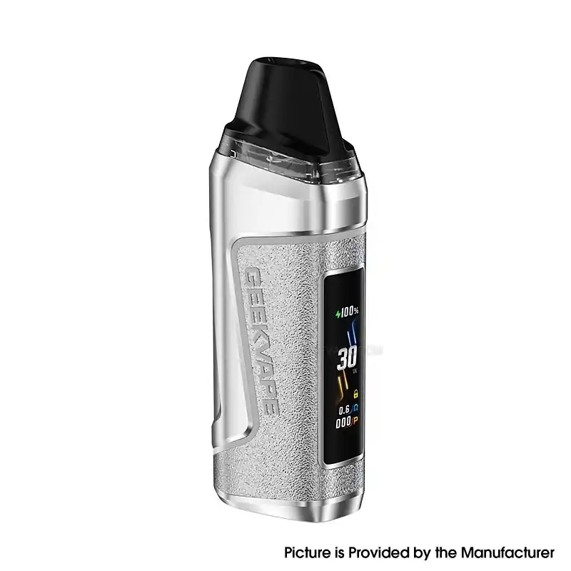 [Ships from Bonded Warehouse] Authentic Geekvape Aegis Nano 3 30W Pod System Kit - Polar Silver, 1600mAh, 3ml, 0.6ohm / 1.2ohm