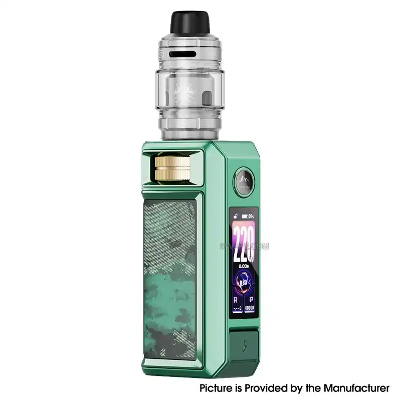 [Ships from Bonded Warehouse] Authentic VOOPOO Drag 6 220W Mod Kit with Uforce-X Tank II - Green, 4400mAh, VW 5~220W, 5ml
