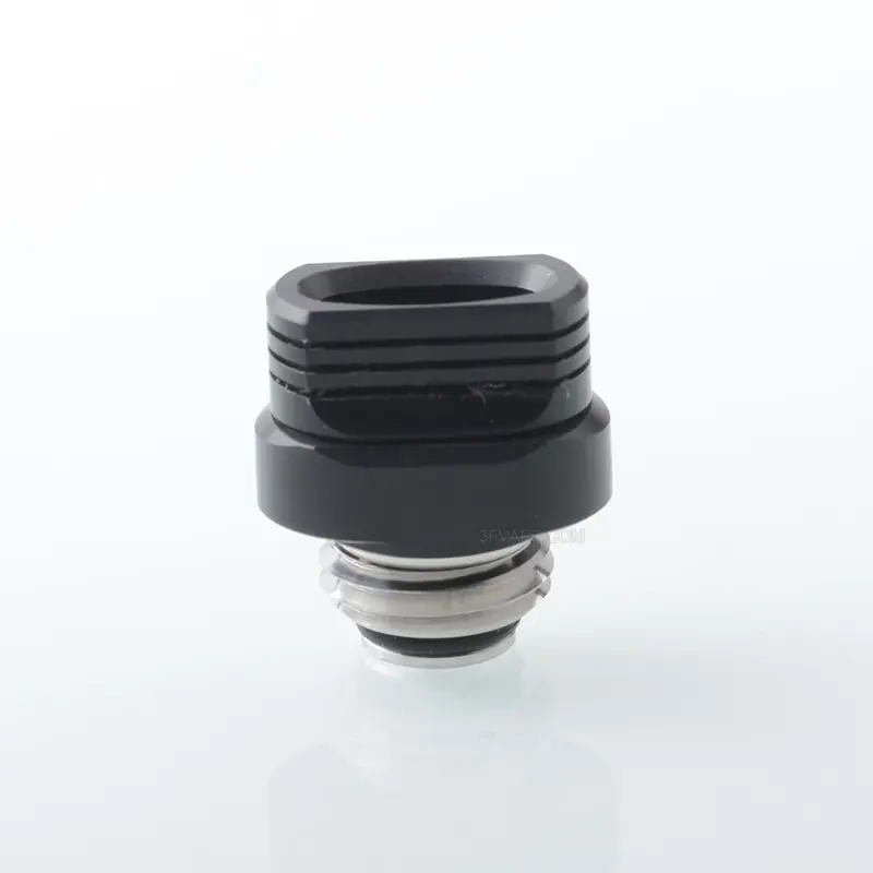 Protocol MVP Style Drip Tip for BB / Billet / Boro AIO Box Mod - Black, Sainless Steel + POM