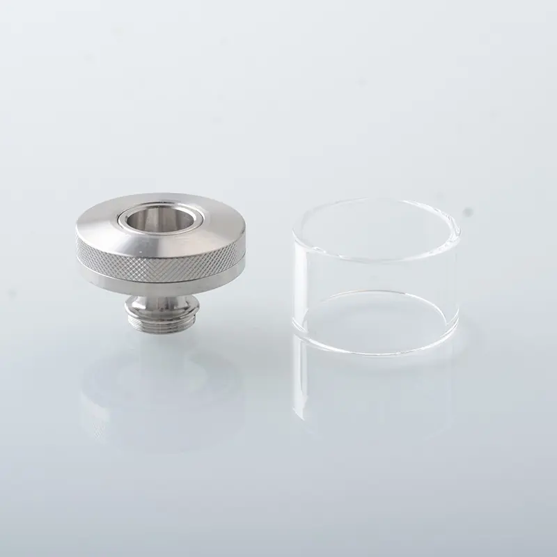 Rekavape Speedy Replacement Tank Tube + Chimney + Top Cap Kit for VWM Imperia Style RTA - Silver, Glass + Stainless Steel, 2.0ml