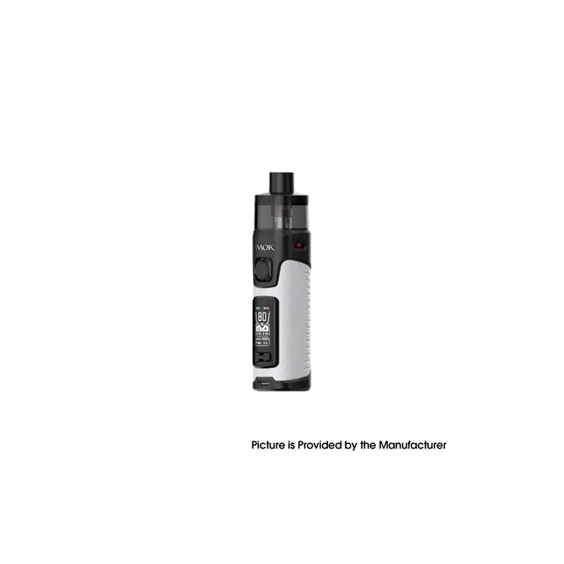 [Ships from Bonded Warehouse] Authentic SMOK RPM 5 Pod Mod Kit - Beige White Leather, 2000mAh VW 5~80W, 6.5ml, 0.15ohm / 0.23ohm