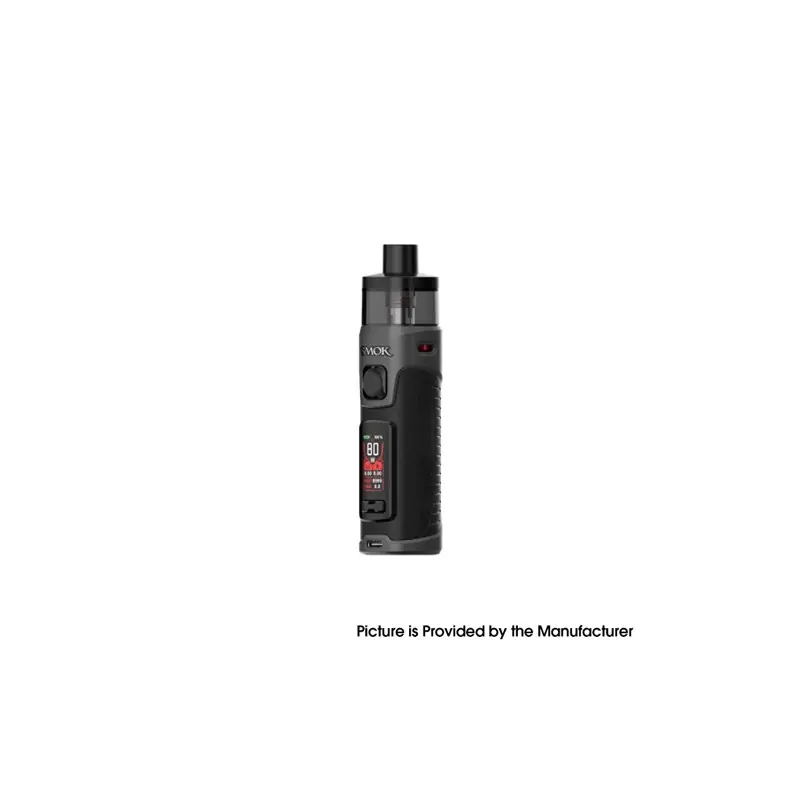 [Ships from Bonded Warehouse] Authentic SMOK RPM 5 Pod Mod Kit - Black Leather, 2000mAh VW 5~80W, 6.5ml, 0.15ohm / 0.23ohm