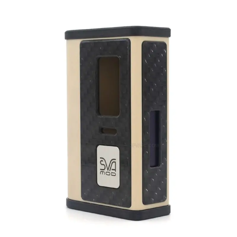SXK SVA KIMAIO Style 60W AIO All In One Box Mod - Carbon Fiber + PEEK, 1~60W, 1 x 18650, Evolv DNA 60 Chip