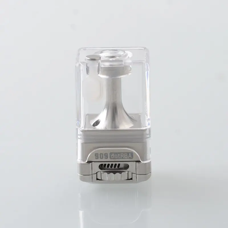 Rekavape 909 DotRBA Style RBA Tank for dotMod dotAIO V1 / V2 Pod - Silver