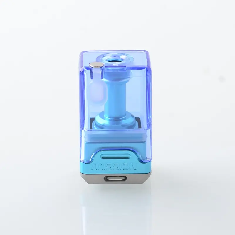Rekavape Mission XV DOT Style RBA Tank for DotMod DotAIO AIO V1 / V2 Pod - Blue, Air Pin 1.0 / 1.5 / 2.5 / 3.5