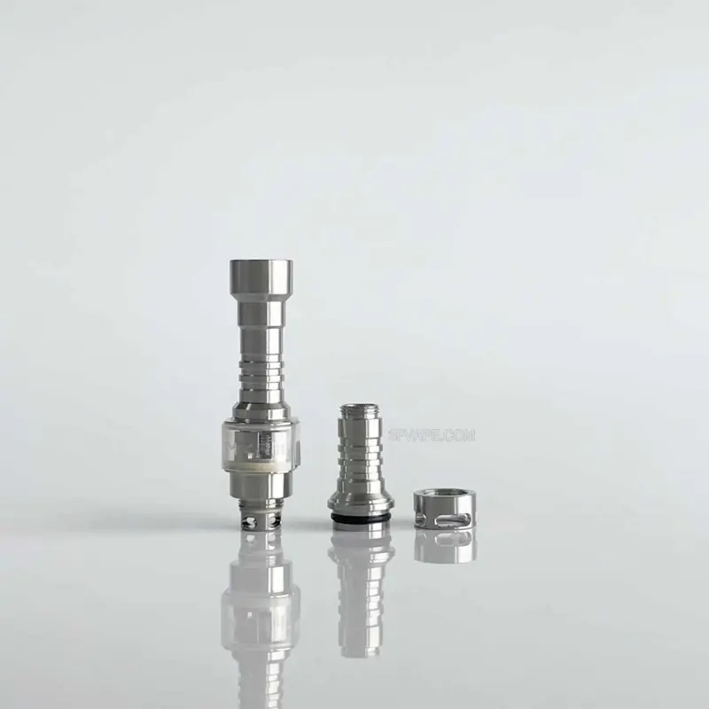 Rekavape Kontrl MKRII Style RBA for Boro / Billet / DotAIO V1 / V2 - Silver + Translucent, 1.2, 1.5, 2.0, 2.5, 3.0, 3.5, 4.0mm