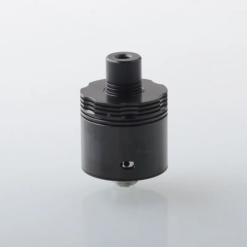 Four One Five 415 Kaze Style RDL / MTL RDA Rebuildable Atomizer - Black, BF Pin, Air Pin 0.9mm x 2, 1.0mm x 2, 1.0mm, 1.4mm