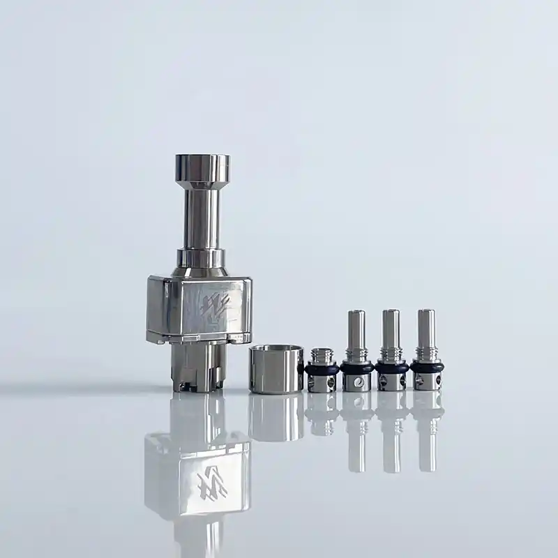 Rekavape BY-KA Style RBA Bridge Full Set for Billet / BB / Boro Box Mod - Silver, Titanium Alloy, 1.0, 1.2, 1.4, 1.7, 3.0mm