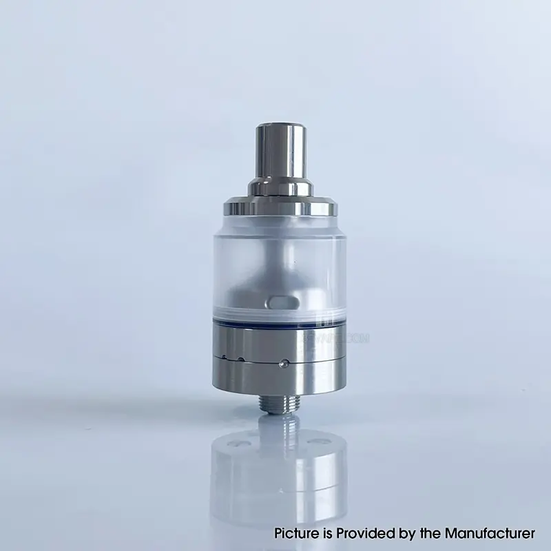 Rekavape Steam Tuners Edge Style MTL / DL RTA Atomizer - Silver, Air Pin 0.8, 1, 1.2,1.5, 1.8, 2, 2.5, 3mm, 2.8ml, 22mm