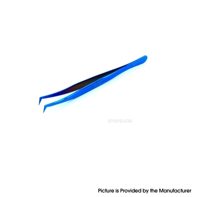 Authentic VETUS MCS-31B 90 Degree Tweezers - Blue