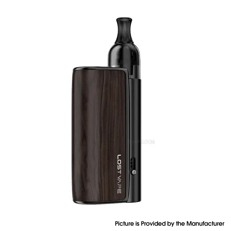 [Ships from Bonded Warehouse] Authenitc Lost Vape Thelema Nexus Mini 25W Pod System Kit - Ebony Wood, 1200mAh, 2ml, 0.8ohm