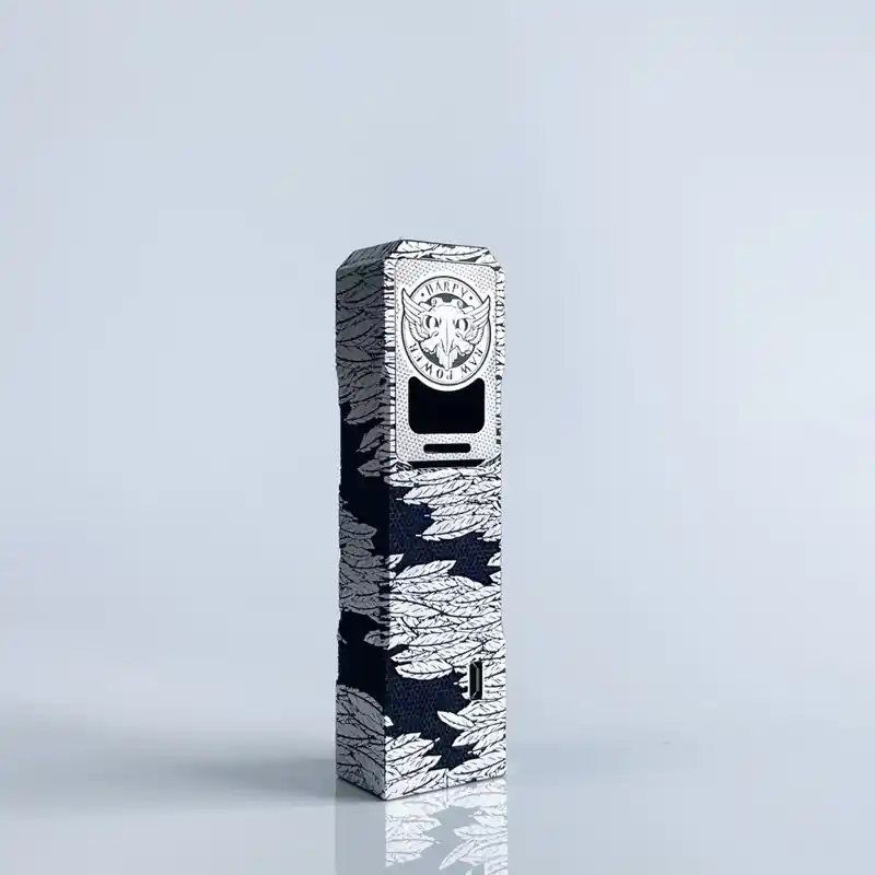 Rekavape Harpy Coffin Style DNA60 60W Boro Mod - Silver Black, 1~60W, 1 x 18650, Compatible with Boro Tank, Evolv DNA60 Chipset