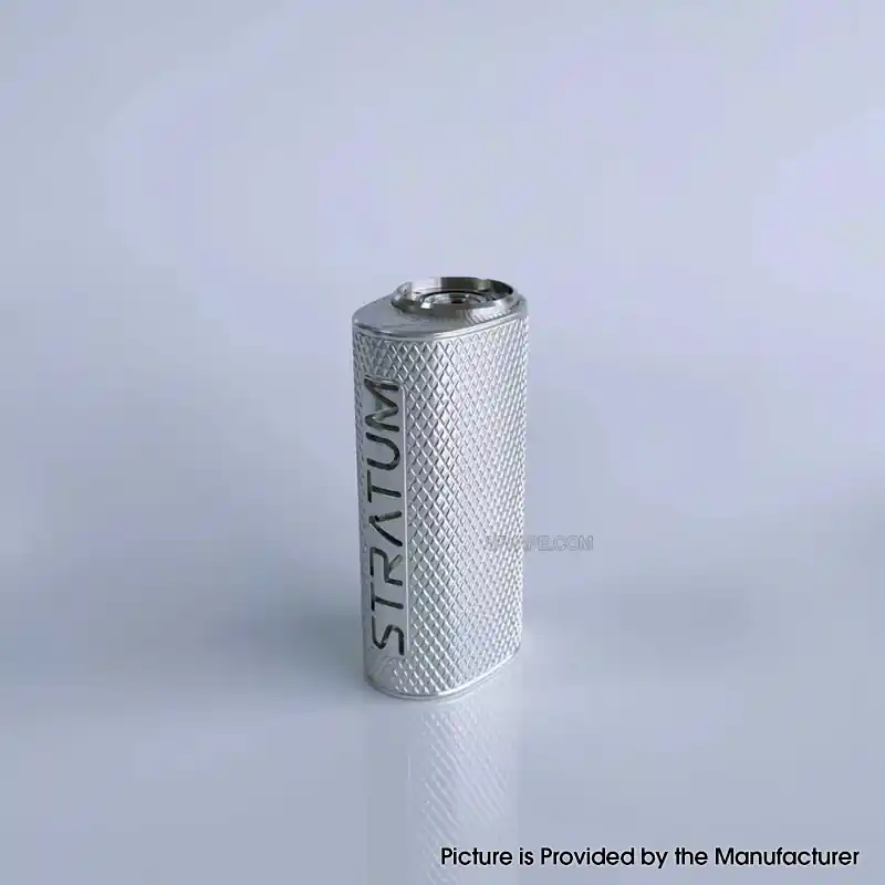 Rekavape Stratum V11 Style DNA60 VW Box Mod - Silver, Aluminum Alloy, 1~60W, 1 x 18650, Evolv DNA60 Chipest