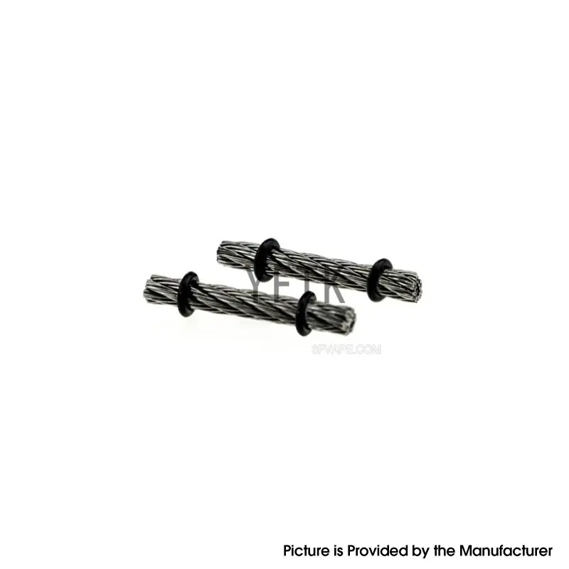 YFTK Replacement SS Rope Guide Wick for Slick Taifun GX Style RDTA - (2 PCS)