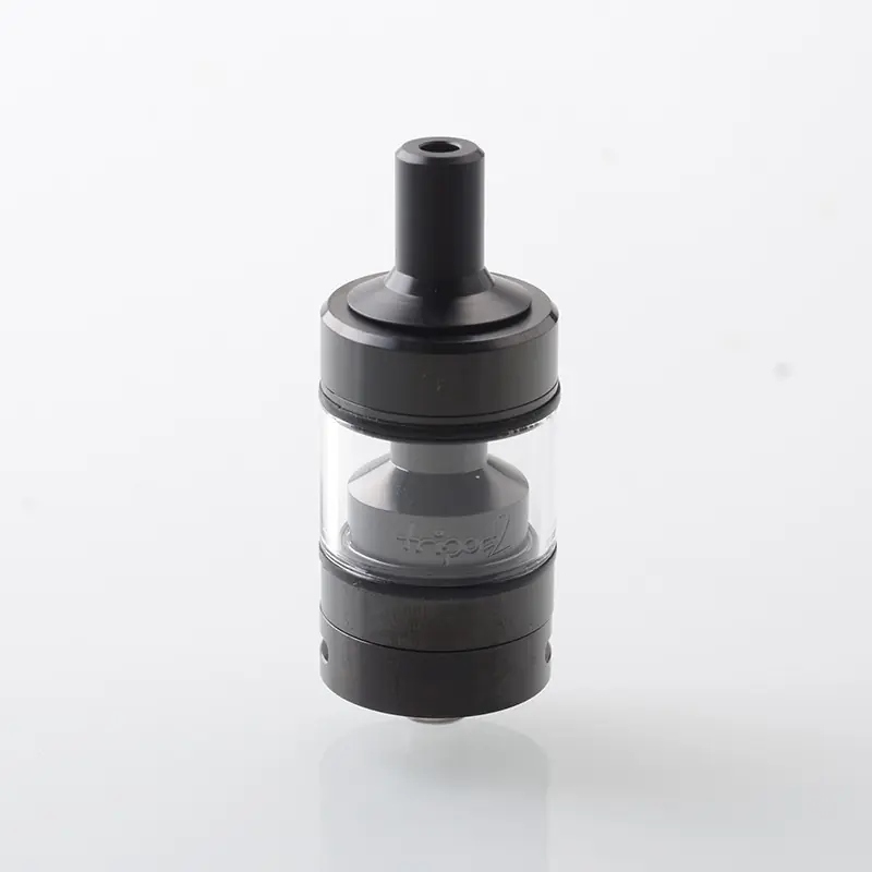 Tripod 2 Style RTA Rebuildable Tank Atomizer - Black, 2.0ml, 22mm, Air Pins 0.8, 1.0, 1.2, 1.5, 1.8, 2, 2.5, 3, 3.5, 4mm