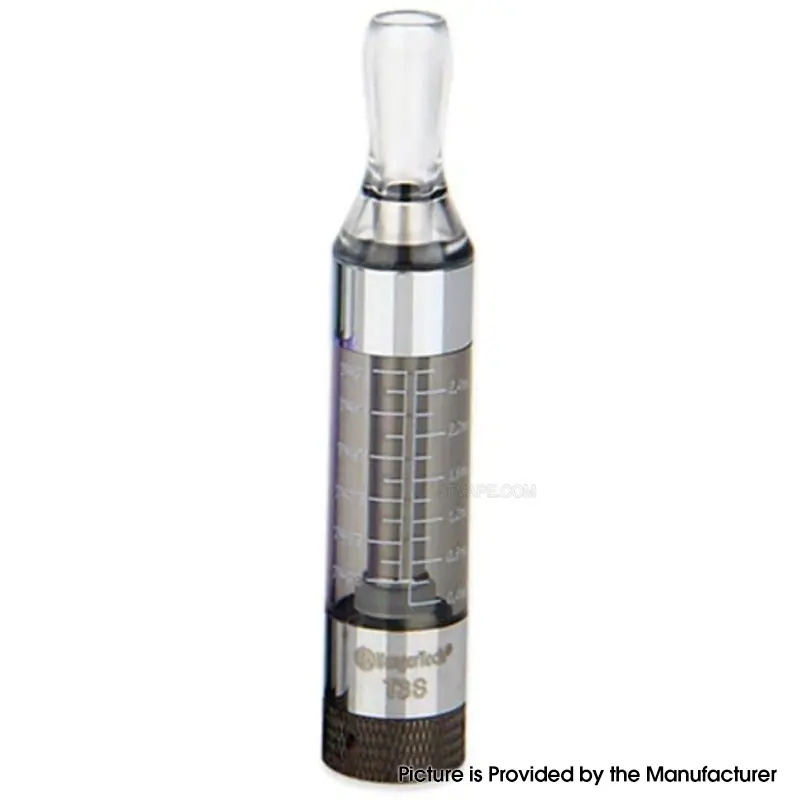 [Ships from Bonded Warehouse] Authentic Kangertech T3S eGo Clearomizer Tank Atomizer - Black, 3.0ml, 1.8ohm, 14mm (5 PCS)