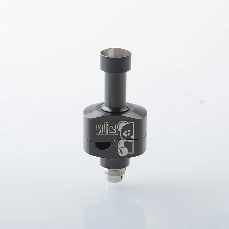 Wick'd Bridg'D Alpha Style RBA Bridge for Billet / Boro Mod - Black, 7 PCS Air Pin 1.2, 2.0, 2.5, 3.0, 3.5, 4.0, 4.5mm