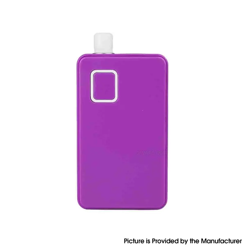 Authentic Veepon Kuka AIO 60W Boro Box Mod Kit - Midnight Purple, VW 1~60W, 1 x 18650, 0.3 / 0.6ohm, 5ml, VP60 Chip
