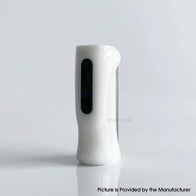 Rekavape Stratum V10 Style DNA 60W VW Box Mod - Bright White, Delin + SS, 1~60W, 1 x 18650, Evolv DNA60C Chipset