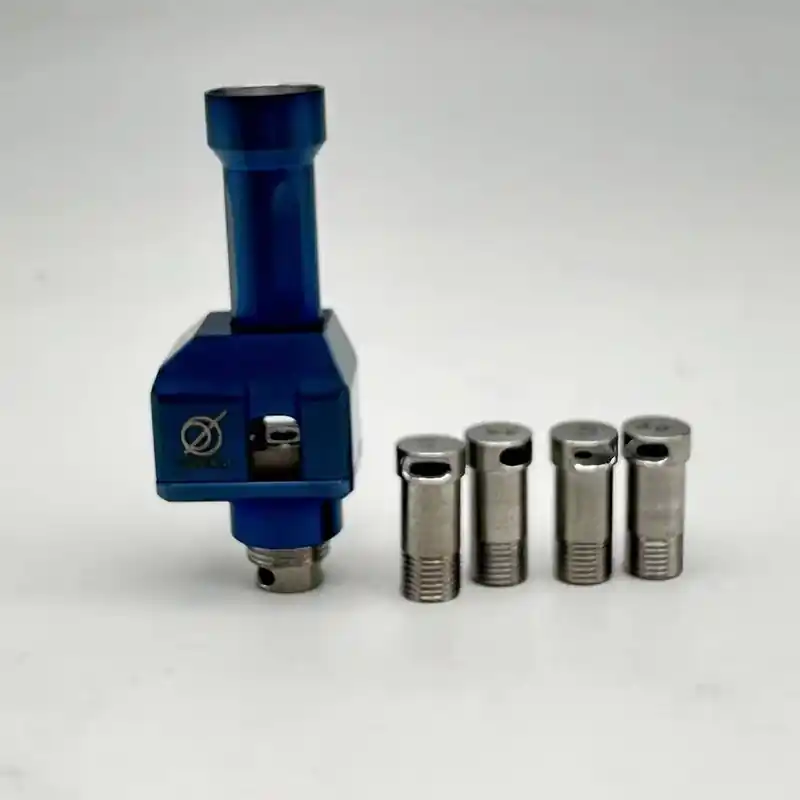Rekavape Psychomod Xcentred Style RBA Bridge for Billet / BB / Boro Mod - Blue, 316SS, 5 PCS Air Pin 1.5 / 2.0 / 3.0 / 3.5 / 4mm