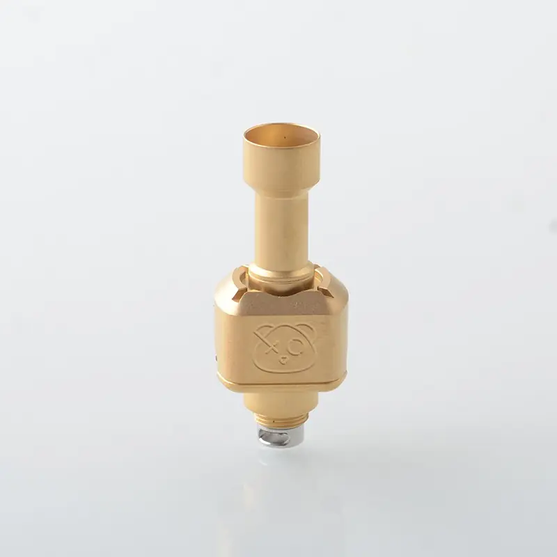 Wick'D XO Style RBA Bridge for BB / Billet / Boro Mod - Gold, 5 PCS Air Pin 1.0 / 2.5 / 3.0 / 3.5 / 4.0mm