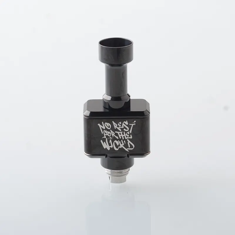 YFTK Wick'd Reviv'D Style RBA Bridge for Billet / BB / Boro - Black, 7 PCS Air Pin 1.2 / 2.0 / 2.5 / 3.0 / 3.5 / 4.0 / 4.5mm