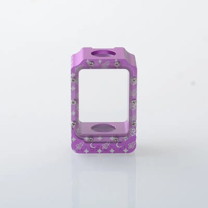 Rekavape Mission XV LE Rocket Style Boro Tank for SXK BB / Billet AIO Box Mod Kit - Purple, Aluminum Alloy