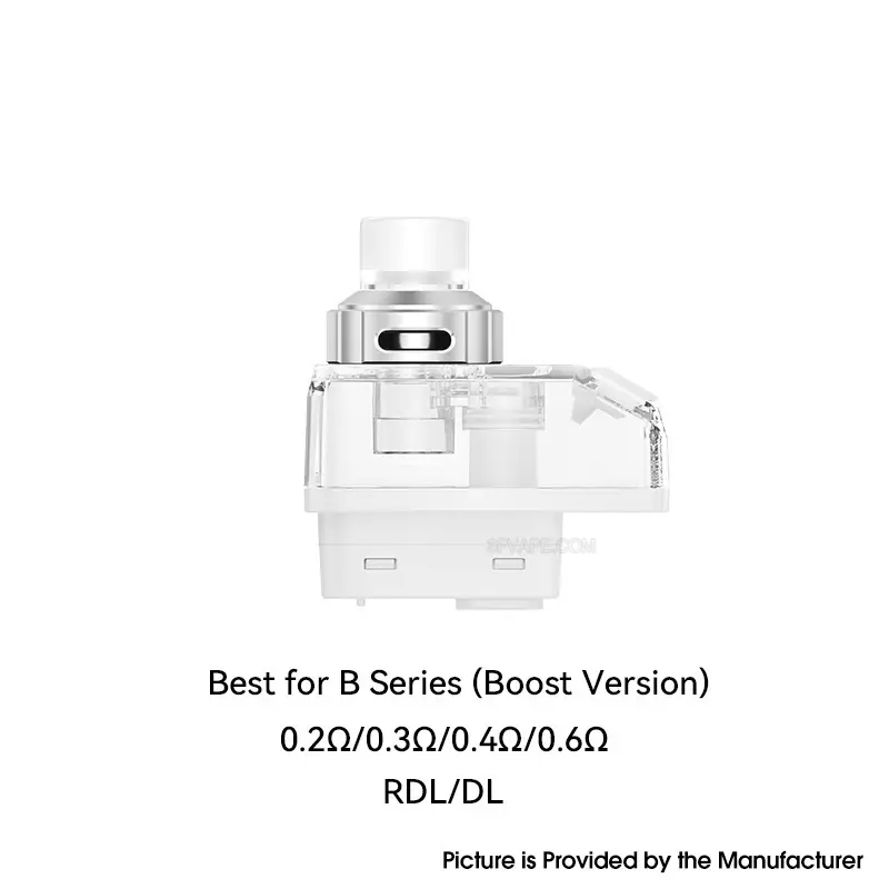 [Ships from Bonded Warehouse] Authentic GeekVape Aegis Hero 5 Replacement Empty Pod Cartridge - Pure White, 6.5ml (1 PC)